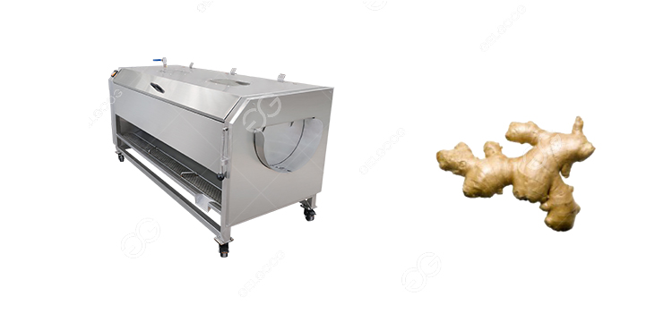 how to use machine for ginger washing